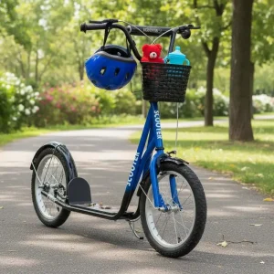 Children's scooter with brake